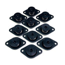 DRAG RACE SOLUTIONS Qtr Turn Self Eject Alm Fastener Large Hex Head 4010-650E-B