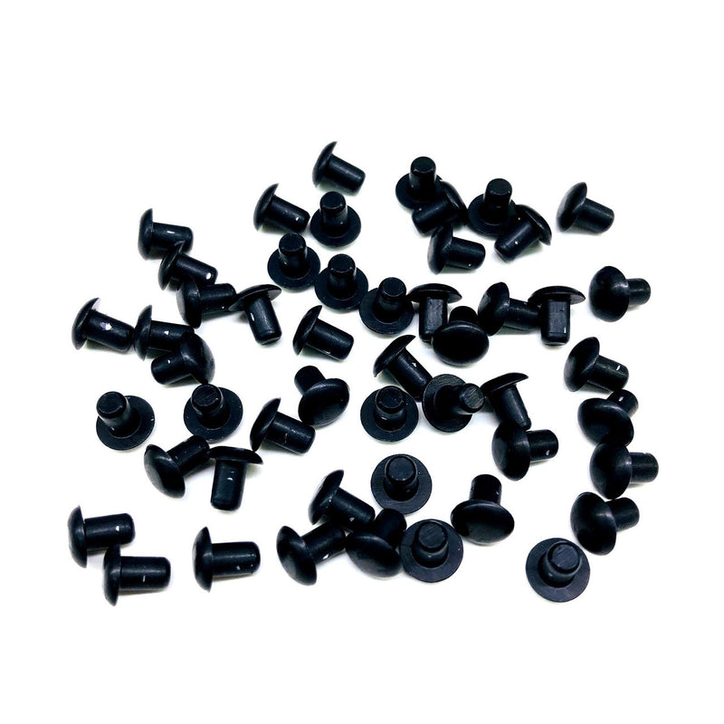 DRAG RACE SOLUTIONS Smash Rivet - 1/8in Dia x .187 long 50pk Black 4500-050B