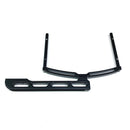 DRAG RACE SOLUTIONS Dial Board Bracket - Flat Tray - Black 6002-001B