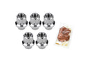 DRAG RACE SOLUTIONS Billet Aluminum 12pt Lug Nuts 1/2 5pk 7205-500P