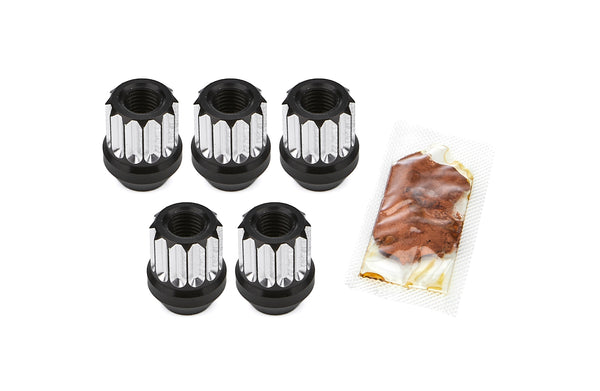 DRAG RACE SOLUTIONS Billet Aluminum 12pt Lug Nuts 12mm 5pk 7605-12MM