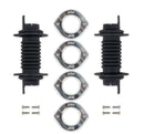 DETROIT SPEED ENGINEERING Door Jamb Wiring Boot Kit - Billet Trim 010421DS