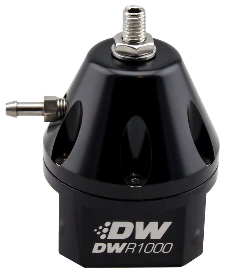 DEATSCHWERKS Fuel Pressure Regulator Adjustable Black Finish 6-1000-FRB