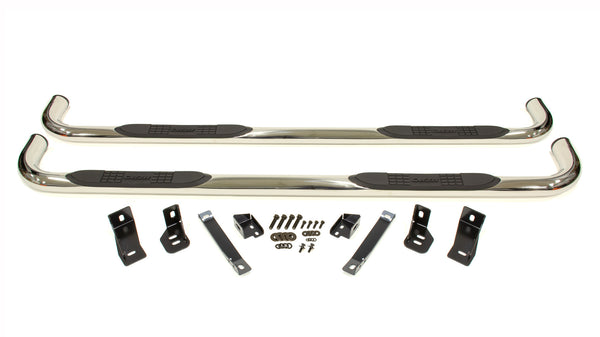 DEE ZEE 3in Round Step Bars 14- GM P/U Crew Cab DZ 372533