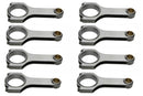 EAGLE SBF 4340 Forged H-Beam Rods 5.400 w/2.123 Pin CRS5400S3D