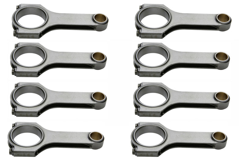 EAGLE SBF 4340 Forged H-Beam Rods 5.400 w/2.123 Pin CRS5400S3D