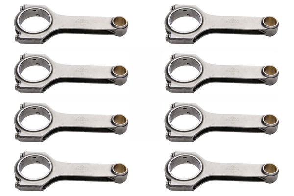 EAGLE SBC 4340 Forged H-Beam Rods 6.200 w/ARP 2000 CRS6200B3D2000