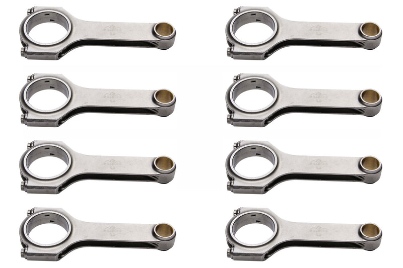 EAGLE SBC 4340 Forged H-Beam Rods 6.200 w/ARP 2000 CRS6200B3D2000