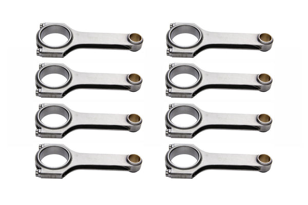 EAGLE SBC 4340 Forged H-Beam Rods 6.300 w/L19 Bolts CRS6300B3DL19