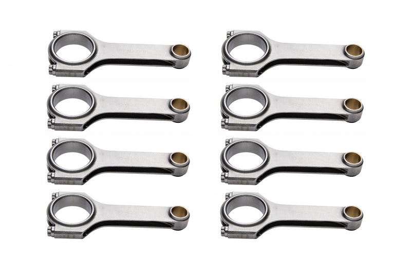 EAGLE SBC 4340 Forged H-Beam Rods 6.300 w/L19 Bolts CRS6300B3DL19