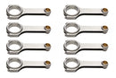 EAGLE BBC 4340 Forged H-Beam Rods 6.535 w/ARP2000 CRS65353D2000