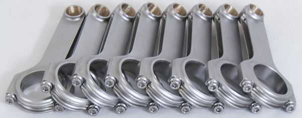 EAGLE BBC 4340 Forged H-Beam Rods 6.660 w/L19 Bolts CRS66603DL19