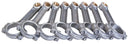 EAGLE SBC Forged 4340 I-Beam Rods 6.000 w/7/16 Bolts FSI6000B