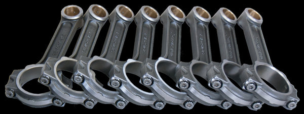 EAGLE SBC Forged 4340 I-Beam Rods 6.250 w/7/16 Bolts FSI6250B