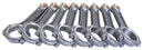 EAGLE BBC Forged 4340 I-Beam Rods 6.385 w/7/16 Bolts FSI6385