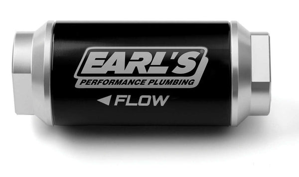 EARLS Billet Alm Fuel Filter w/6an ORB 100 GPH 230626ERL