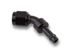 EARLS 6an 45-Deg to 3/8 Vapor Guard Hose End 754166ERL