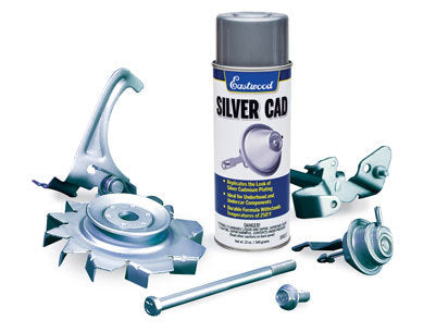 EASTWOOD Silver Cad Paint 12oz Aerosol 10022Z