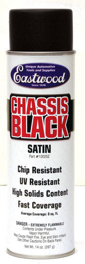 EASTWOOD Chassis Black Paint Satin 14oz Aerosol 10025Z