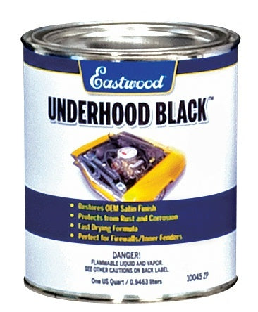 EASTWOOD Underhood Paint Black Quart Can 10045ZP