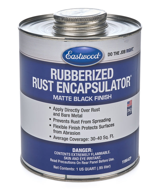 EASTWOOD Rust Encapsulator Black Rubbersized Quart 11864ZP