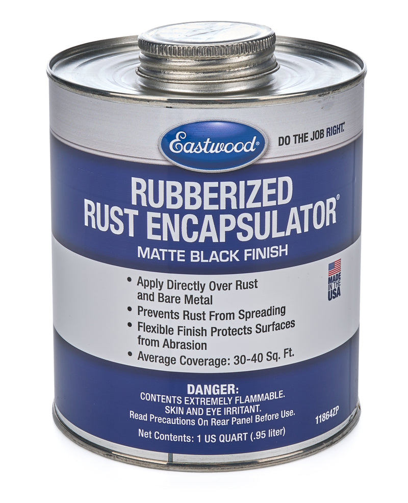 EASTWOOD Rust Encapsulator Black Rubbersized Quart 11864ZP