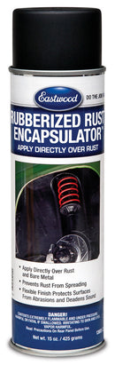 EASTWOOD Rust Encapsulator Black Rubberized 15oz Aerosol 13651Z