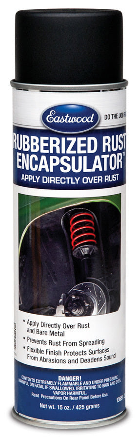 EASTWOOD Rust Encapsulator Black Rubberized 15oz Aerosol 13651Z