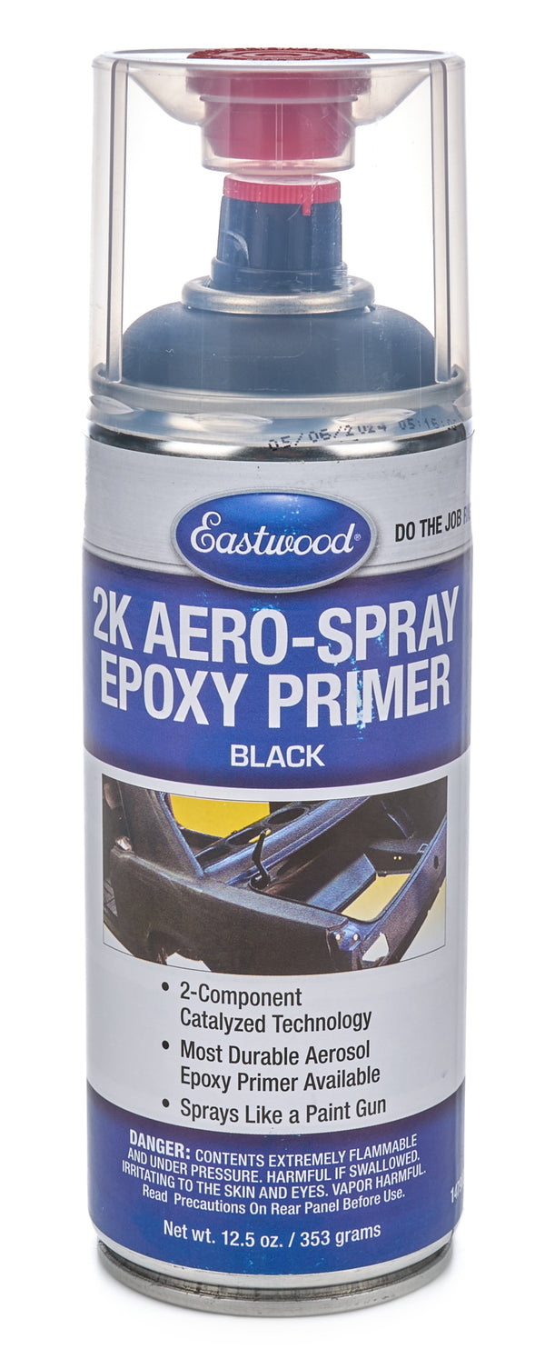 EASTWOOD 2K Areo Spray Paint Epoxy Primer Black 14790Z