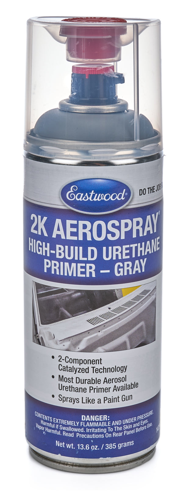EASTWOOD 2K Areo Spray Paint Urethane Primer Gray 14794Z