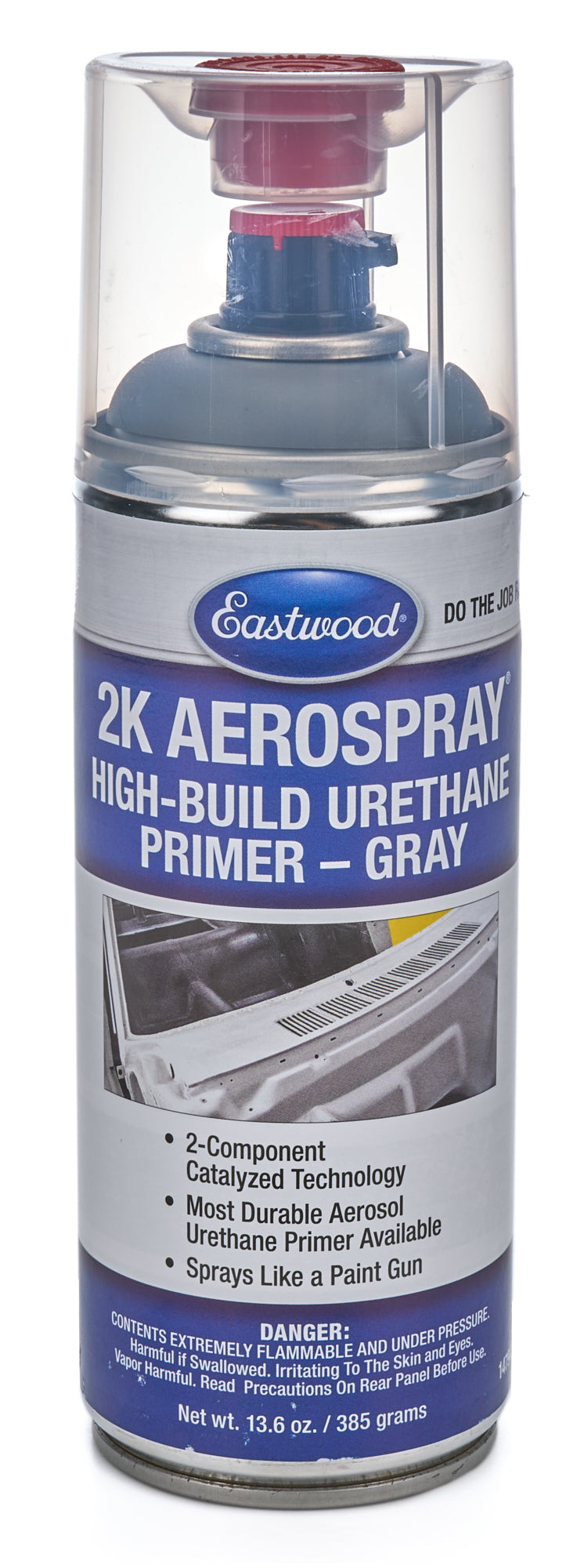 EASTWOOD 2K Areo Spray Paint Urethane Primer Gray 14794Z
