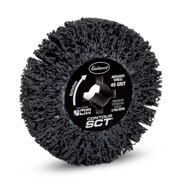 EASTWOOD Abrasive Wheel Contour SCT Narrow 40 Grit 32495