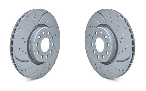 EBC BRAKES USA INC Brake Rotor Kit Turbo Front Volkswagen Golf GD1386