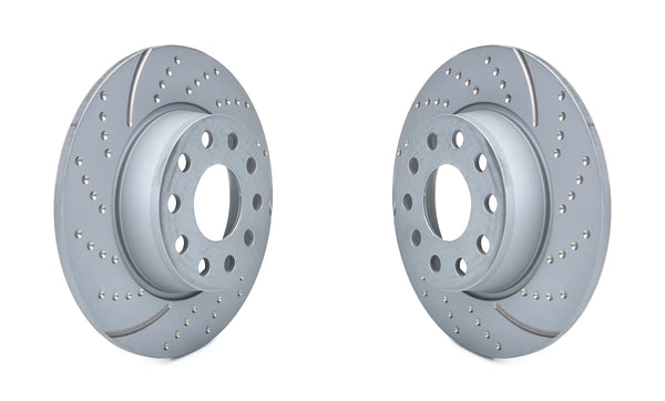 EBC BRAKES USA INC Brake Rotor Kit Turbo Rear Volkswagen Golf GD1772