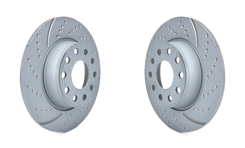 EBC BRAKES USA INC Brake Rotor Kit Turbo Rear Volkswagen Golf GD1772