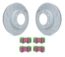 EBC BRAKES USA INC Brake Rotor & Pad Kit Greenstuff Toyota S3KF1128