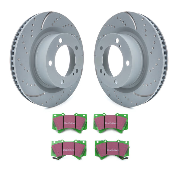 EBC BRAKES USA INC Brake Rotor & Pad Kit Greenstuff Toyota S3KF1191