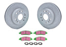 EBC BRAKES USA INC Brake Rotor & Pad Kit Greenstuff GM1500 S3KF1195