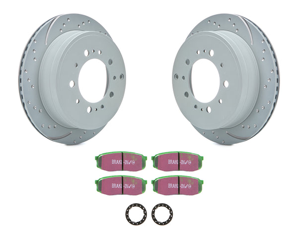 EBC BRAKES USA INC Brake Rotor & Pad Kit Greenstuff Toyota/Lexus S3KR1108