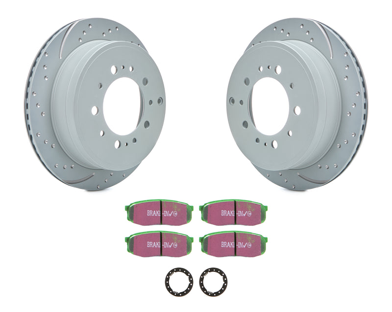 EBC BRAKES USA INC Brake Rotor & Pad Kit Greenstuff Toyota/Lexus S3KR1108