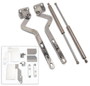 EDDIE MOTORSPORTS Billet Hood Hinges Polished MS149-28P