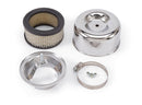 EDELBROCK Chrome Round A/C - 94 2bbl. Carb 1202