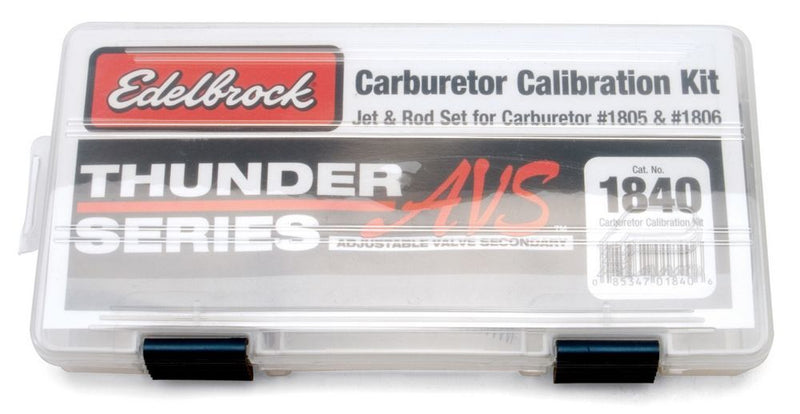 EDELBROCK Carb. Calibration Kit - Thunder Series AVS 1840