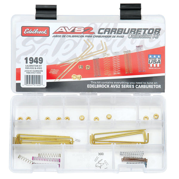 EDELBROCK Calibration Kit AVS2 800 Series 1912/1913 1949