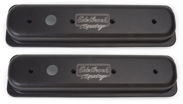 EDELBROCK SBC Center Bolt V/S V/C's - Short- Black 41723