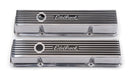 EDELBROCK Valve Cover Kit Elite II Series SBC Short 4262