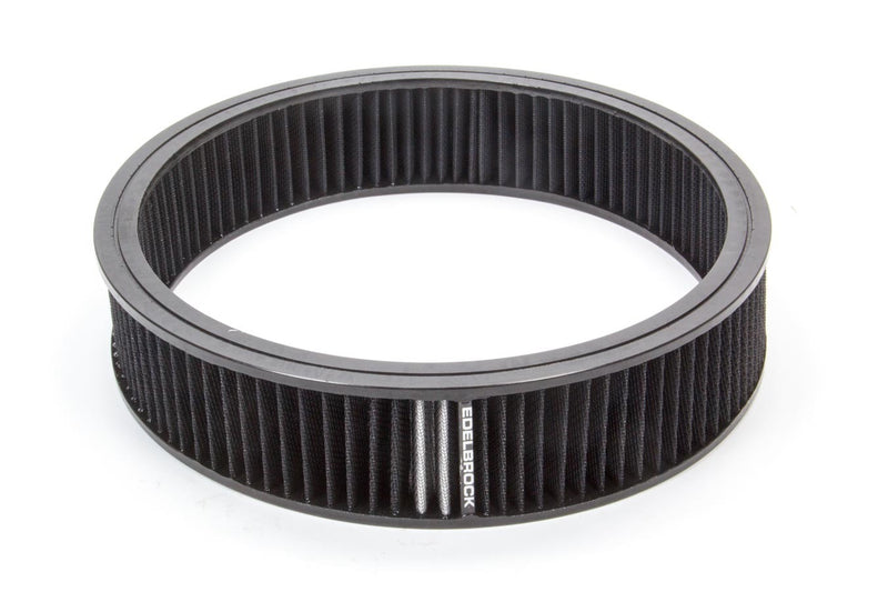 EDELBROCK Air Filter Element Black 14in x 3in 43668