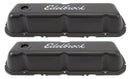 EDELBROCK Valve Cover Kit SBF Signature Series Black 4603