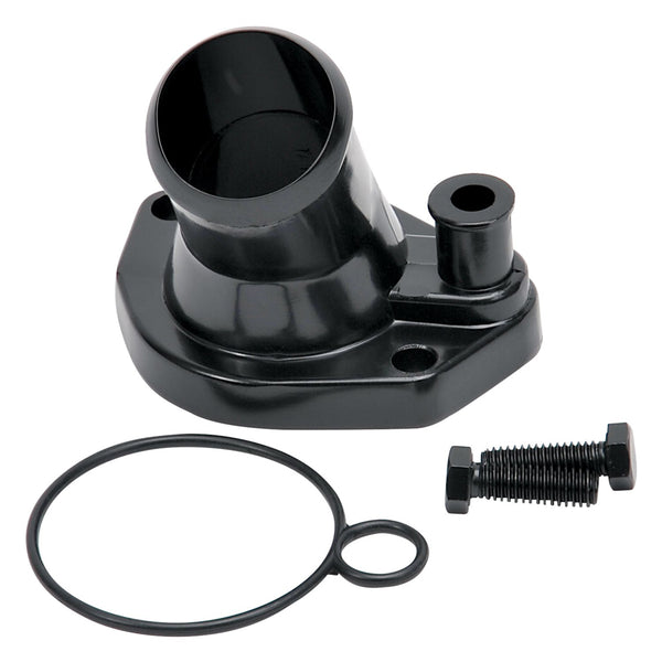 EDELBROCK Water Neck - Steel Black SBF 289-351W 48143