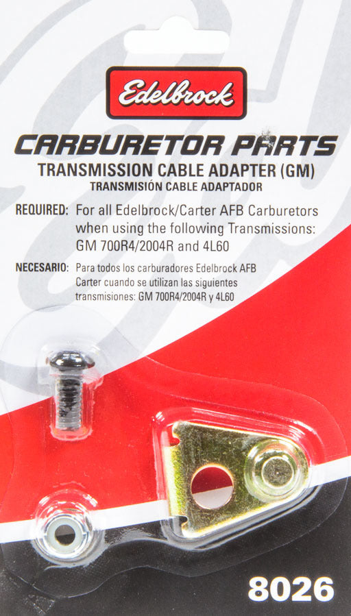 EDELBROCK Bracket - 700R4 Trans Cable Adapter 8026